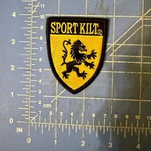 Sport Kilt Patch with Lion Emblem